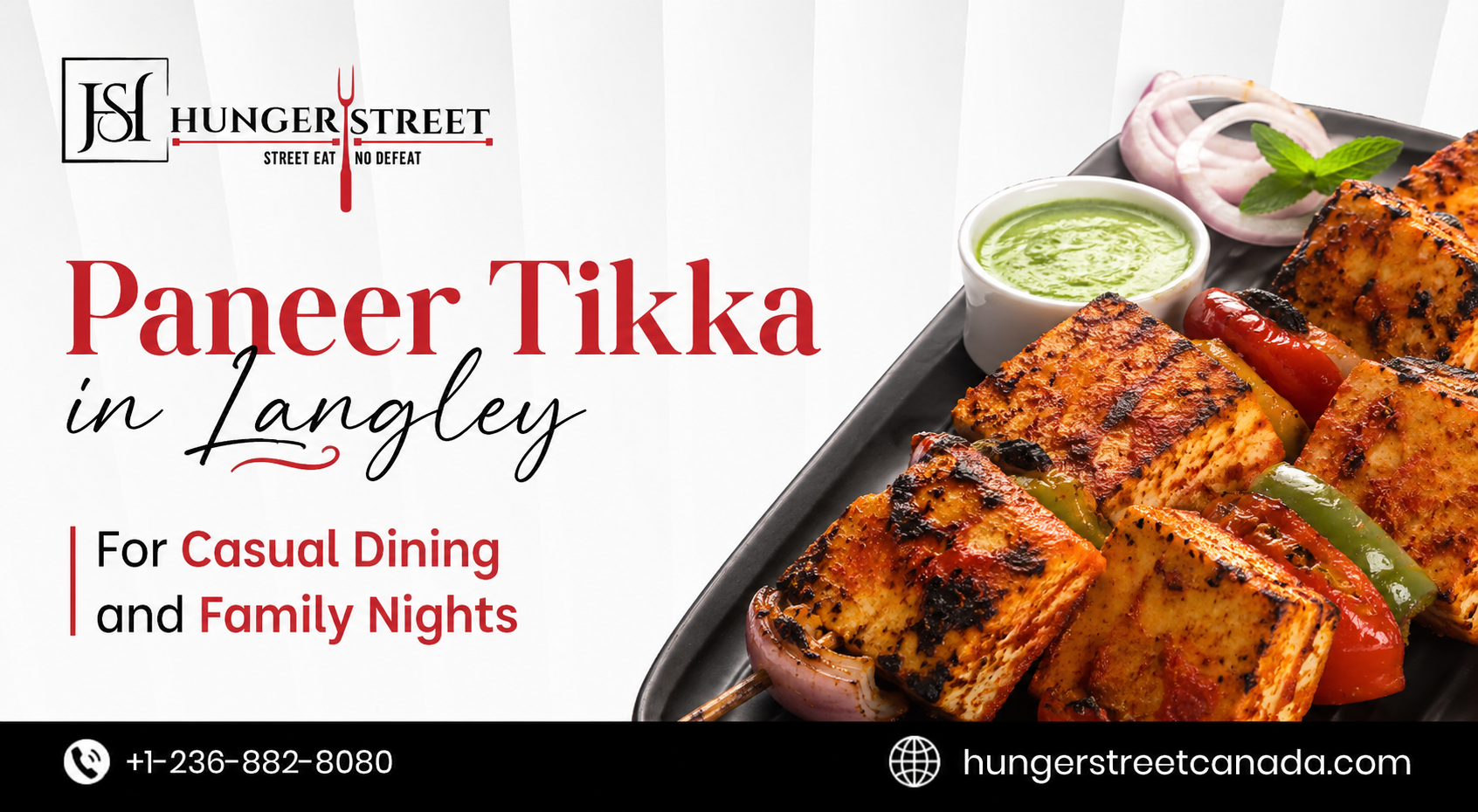 Paneer Tikka in Langley: The Perfect Pick for Casual Dining and Family Nights